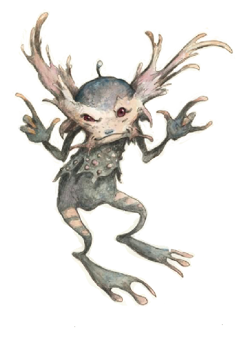 Froud goblin dancing