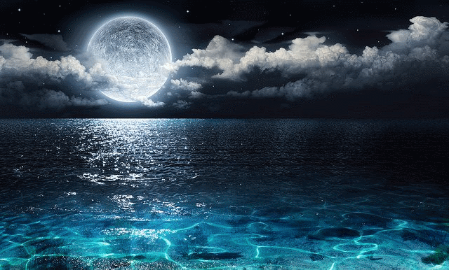 moonlight on water